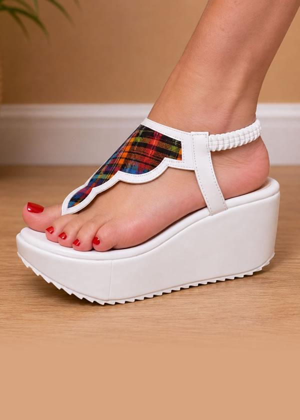 Sandalia color blanco